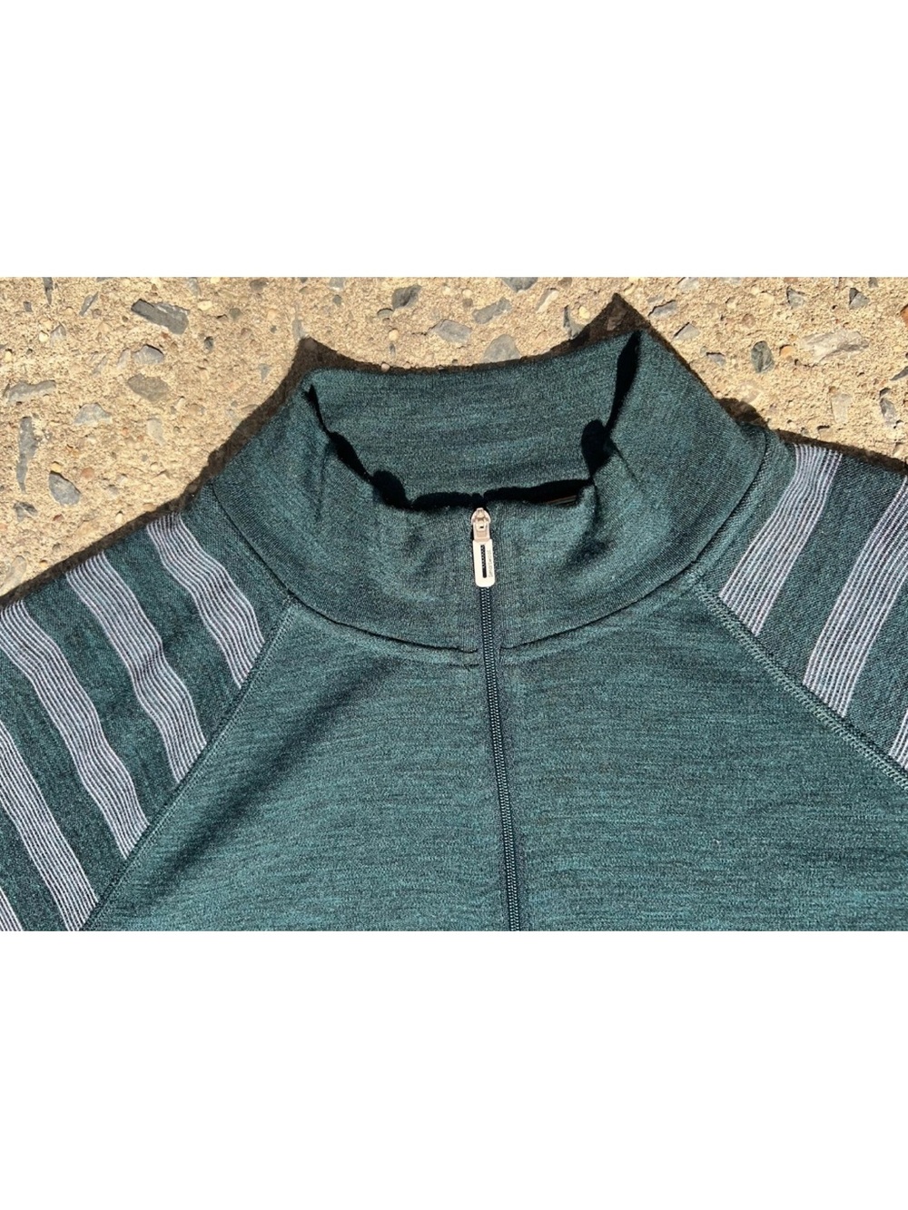 Smartwool Classic Thermal Merino Base Layer Pattern 1/4 Zip Womens 1X - Picture 4 of 10